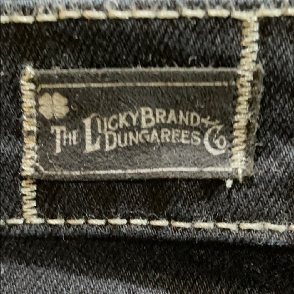 Lucky Brand Dungarees | Black Embroidered … - Picture 2 of 8